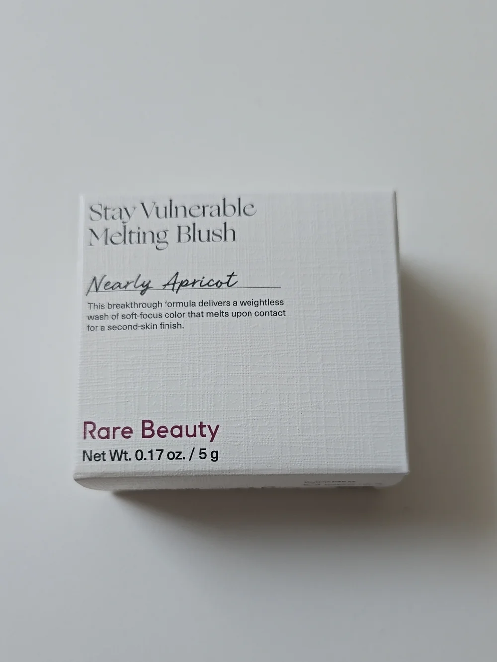 Rare Beauty Stay Vulnerable Melting Blush - Nearly Apricot